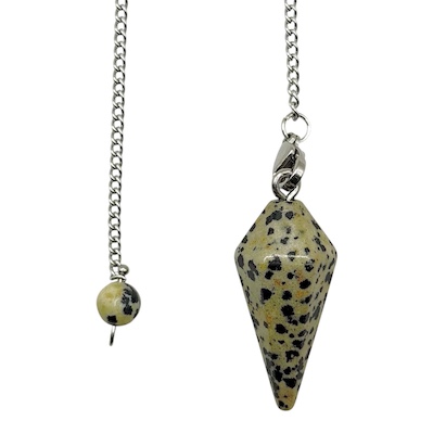 Dalmation Jasper Pendulum