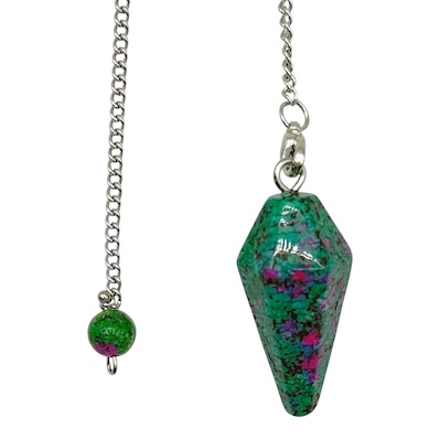 Ruby Zoisite Pendulum