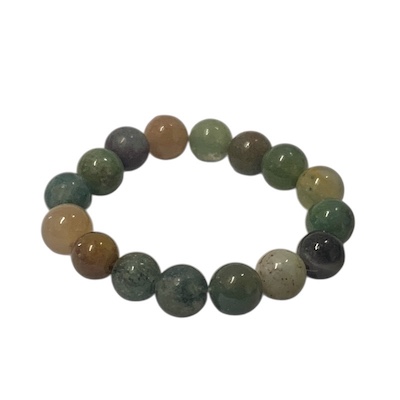 Indian Agate Beaded Ring