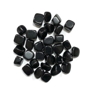 1kg Black Obsidian Bulk Tumbled Stones