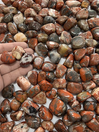 1kg Breccia Jasper Bulk Tumbled Stones