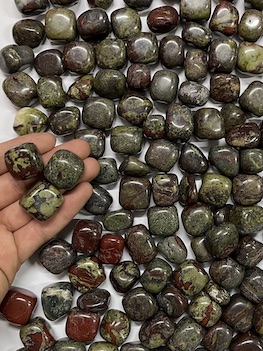 1kg Dragon Blood Jasper Bulk Tumbled Stones