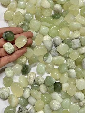 1kg New Jade Bulk Tumbled Stones