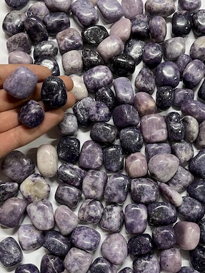 1kg Lepidolite Bulk Tumbled Stones