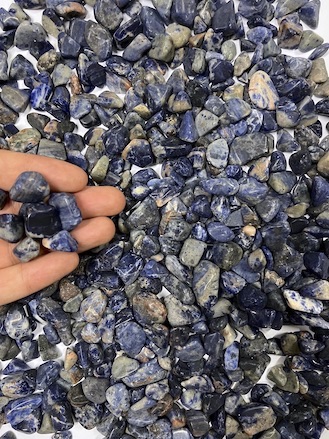1kg Sodalite Small Bulk Tumbled Stones