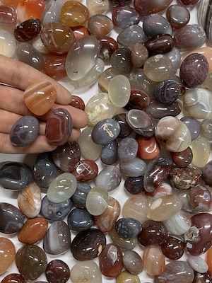 1kg Dendritic Agate Bulk Tumbled Stones