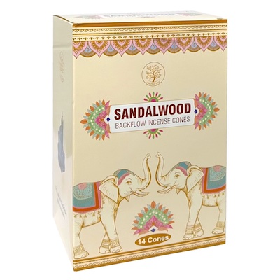 Sacred Tree SANDALWOOD Backflow Cones