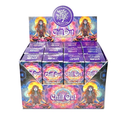 Sacred Tree CHILL OUT Roll-On Perfume Oil 6ml (Box of 12)
