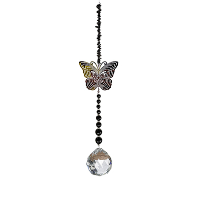 Sun Catchers Butterfly Black Obsidian