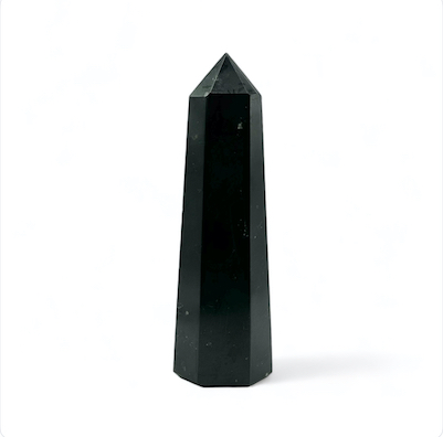 Large Black Tourmaline Tower