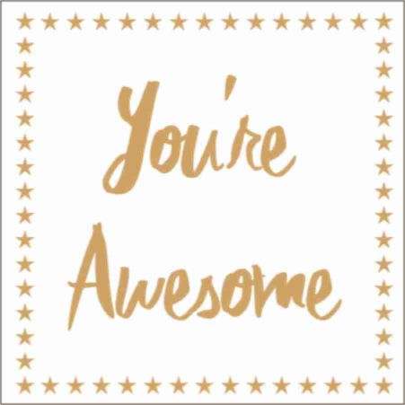 130 X 130MM GREETING CARD - SINGLE CARD