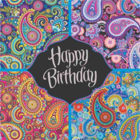 130 X 130MM GREETING CARD - SINGLE CARD