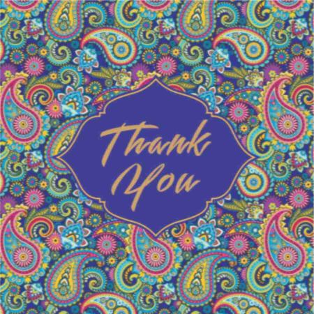 130 X 130MM GREETING CARD - SINGLE CARD