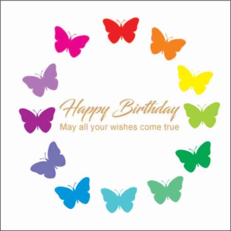 130 X 130MM GREETING CARD - SINGLE CARD