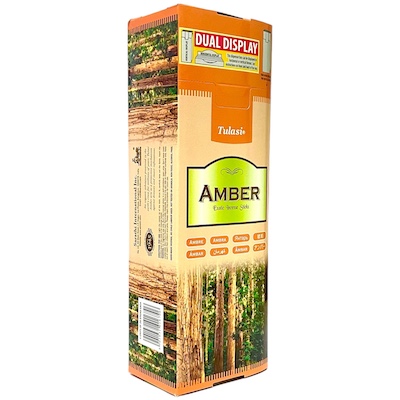 Amber Hexa Incense Sticks Tulasi