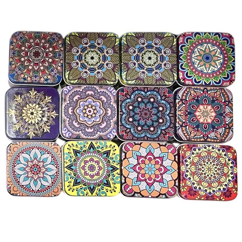 Packet of 12 Mandala Gift Boxes