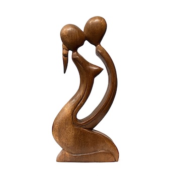 30cm Assorted Wooden Abstract Figurine