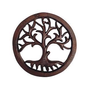 Wooden Plaque 15cm Tree of Life