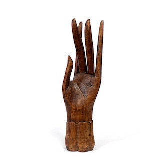Wooden Hand Sculpture