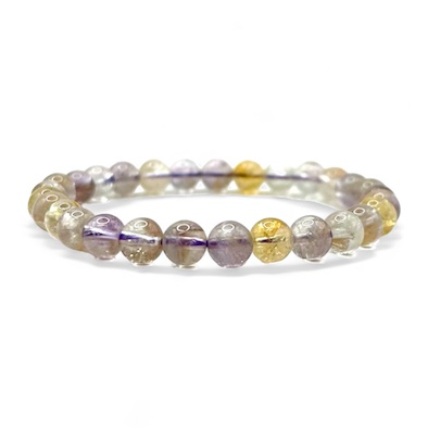 6mm Ametrine Beaded Bracelet