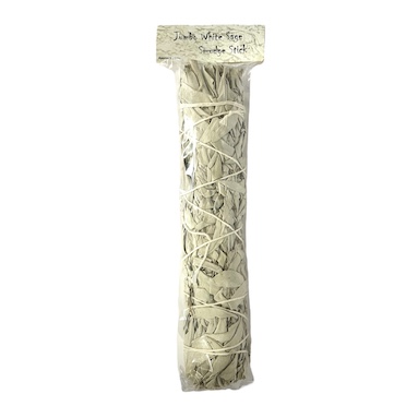 23cm White Sage Smudge Stick Packaged