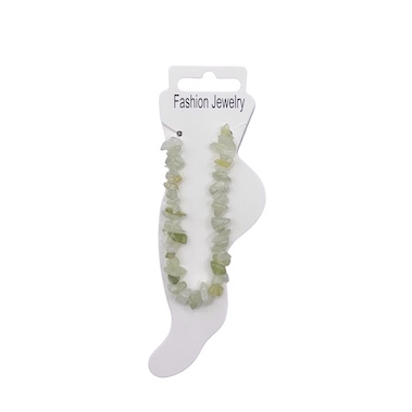 New Jade Crystal Chip Anklet